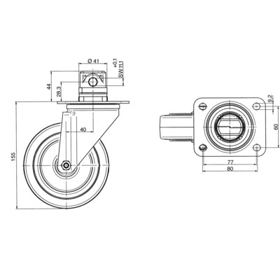 Plan roulette escamotable cc5407